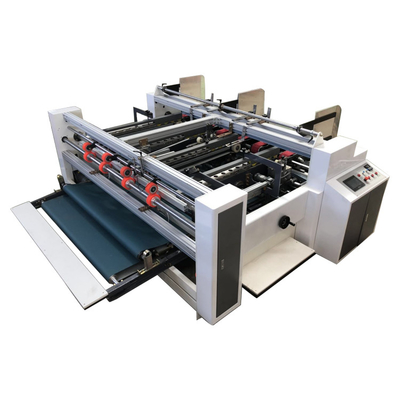 ODM Double Side Corrugated Carton Folder Gluer Machine Untuk Pembuatan Lembar PP