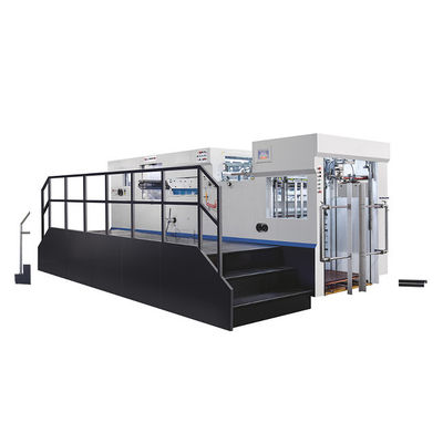 Komputerisasi Corrugated Karton Die Cutting Machine Flat Bed Die Cutter dengan 7500pcs / jam Kapasitas dan 1060x780mm Ukuran