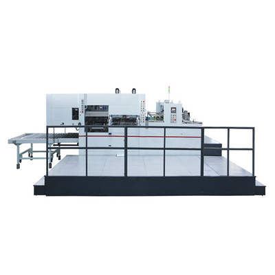 Semi Otomatis 1060 Karton Bergelombang Die Cutting Machine Platen Punching Creasing Embossing