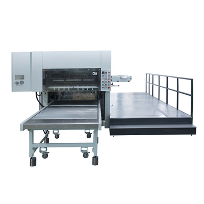 Semi Otomatis 1060 Karton Bergelombang Die Cutting Machine Platen Punching Creasing Embossing