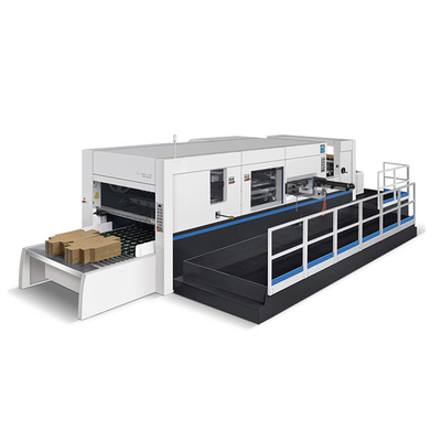 Flatbed Karton Karton Bergelombang Die Mesin Pemotong Lembar Fed Rotary Die Cutter