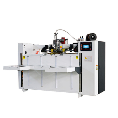 220V Kardus 5 Ply Carton Box Stitching Machine Untuk Pembuatan Kotak Bergelombang