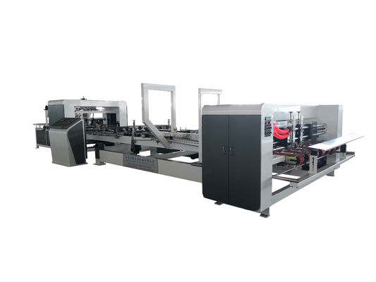 Mesin Kotak Karton Bergelombang Otomatis Mesin Flexo Gluer
