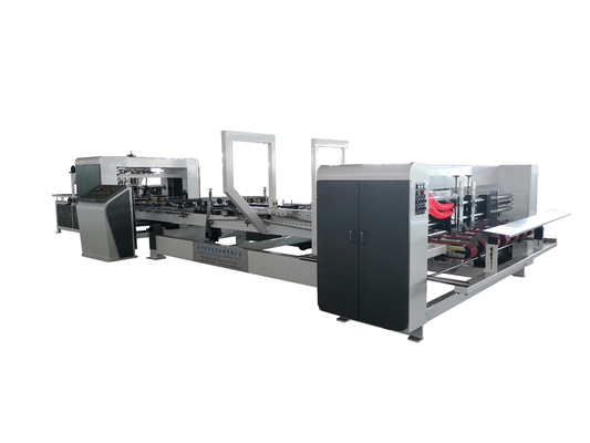 Mesin Kotak Karton Bergelombang Otomatis Mesin Flexo Gluer