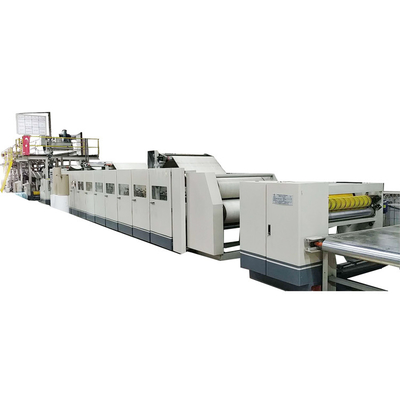 Kemasan Karton Mesin Lini Produksi Karton Bergelombang 5 Ply