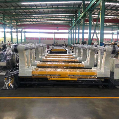 Shaftless Automatic Hydraulic Mill Roll Stand Lini Produksi Lembaran Bergelombang Untuk Gulungan Kertas