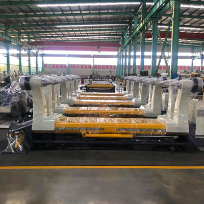 Shaftless Automatic Hydraulic Mill Roll Stand Lini Produksi Lembaran Bergelombang Untuk Gulungan Kertas