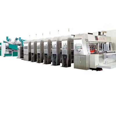 Inline Flexo Automatic Carton Box Manufacturing Plant Untuk Kotak Bergelombang