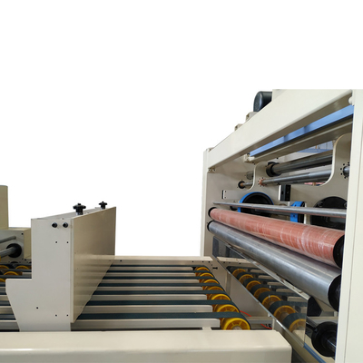 Rotary Flexo Folder Gluer Slotter Berkecepatan Tinggi Inline Dengan Die Cutter