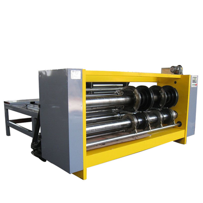Chain Feeding Corrugated Rotary Slotter Machine Creaser Untuk Karton