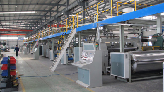 Lini Produksi Papan Bergelombang 7 Ply Otomatis 200m / Min